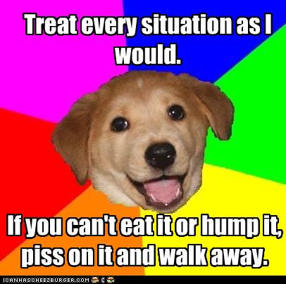 Advice Dog: Treat Every Situation As I Would. - Memebase - Funny Memes