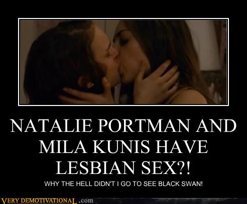 Natalie Portman Mila Kunis lesbische sex video