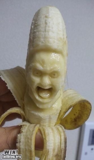 bananas with faces