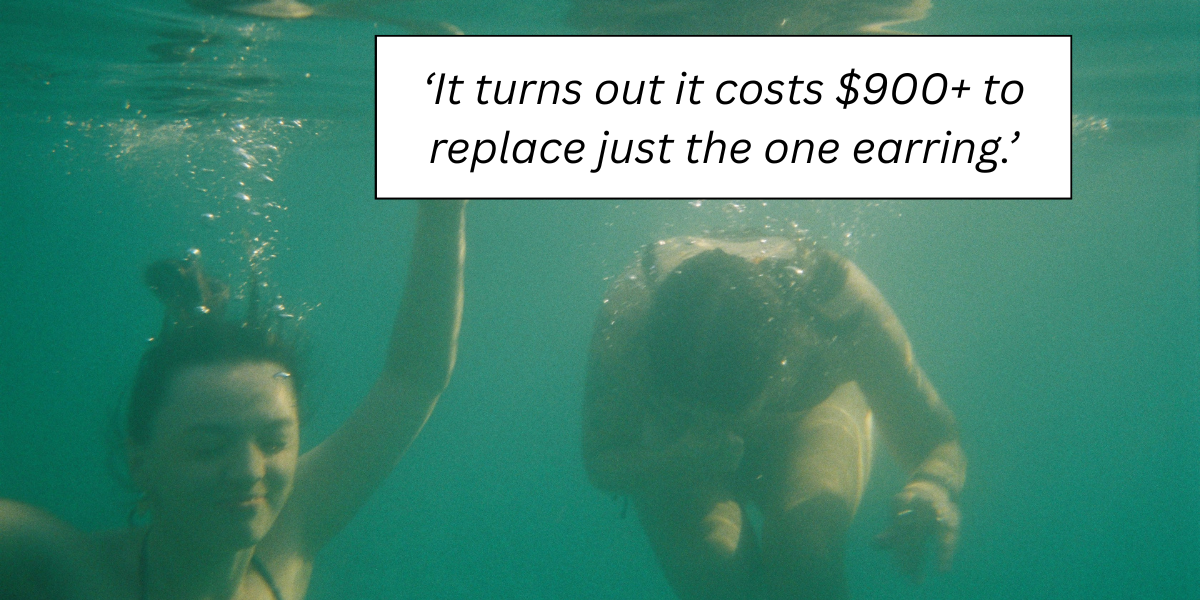 Woman loses her 0 earring in the ocean while playing with her friend, asks her to pay for the lost jewelry, then gets blocked after she refuses: ‘I’m a nursing student with a limited budget’ – FAIL Blog
