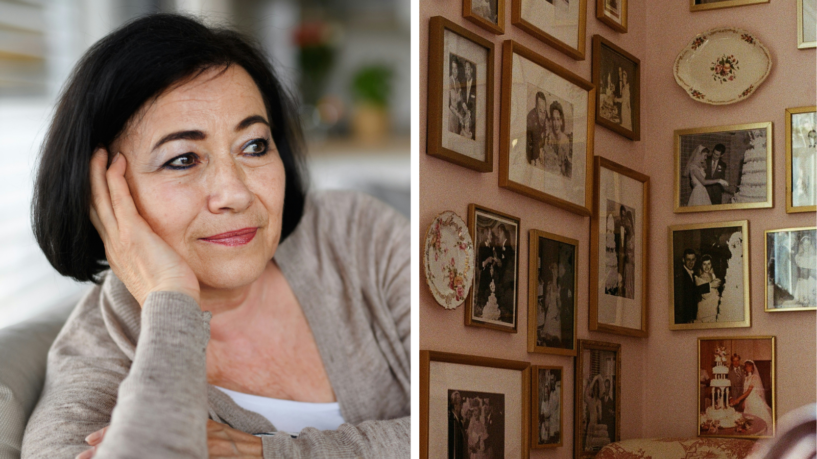 Mother includes her married son in new family portraits but excludes his wife, then hangs the pictures by the front door and daughter-in-law confronts her: '[The pictures had nothing to do with you]'