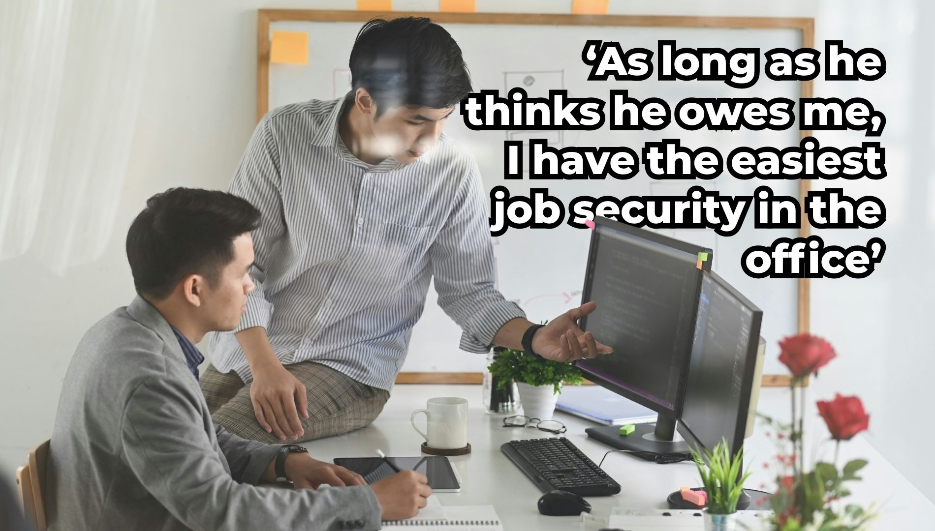 New employee lets senior coworker take credit for his game-changing tool during his 90-day probation, watches him become the office "tech genius" and earn a 5% raise: ‘I haven't corrected anyone’