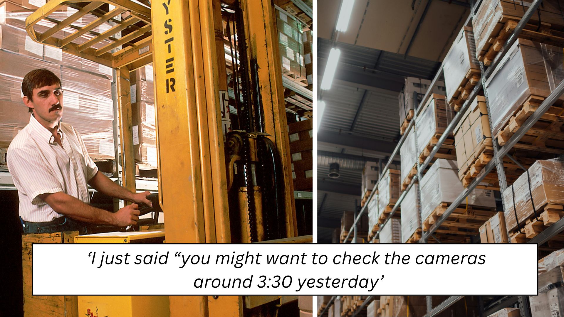 Warehouse employee tries to blame 22-year-old coworker for missing $1,200 in equipment, only for security footage to expose his months-long stealing scheme: 'He’d been selling them.'