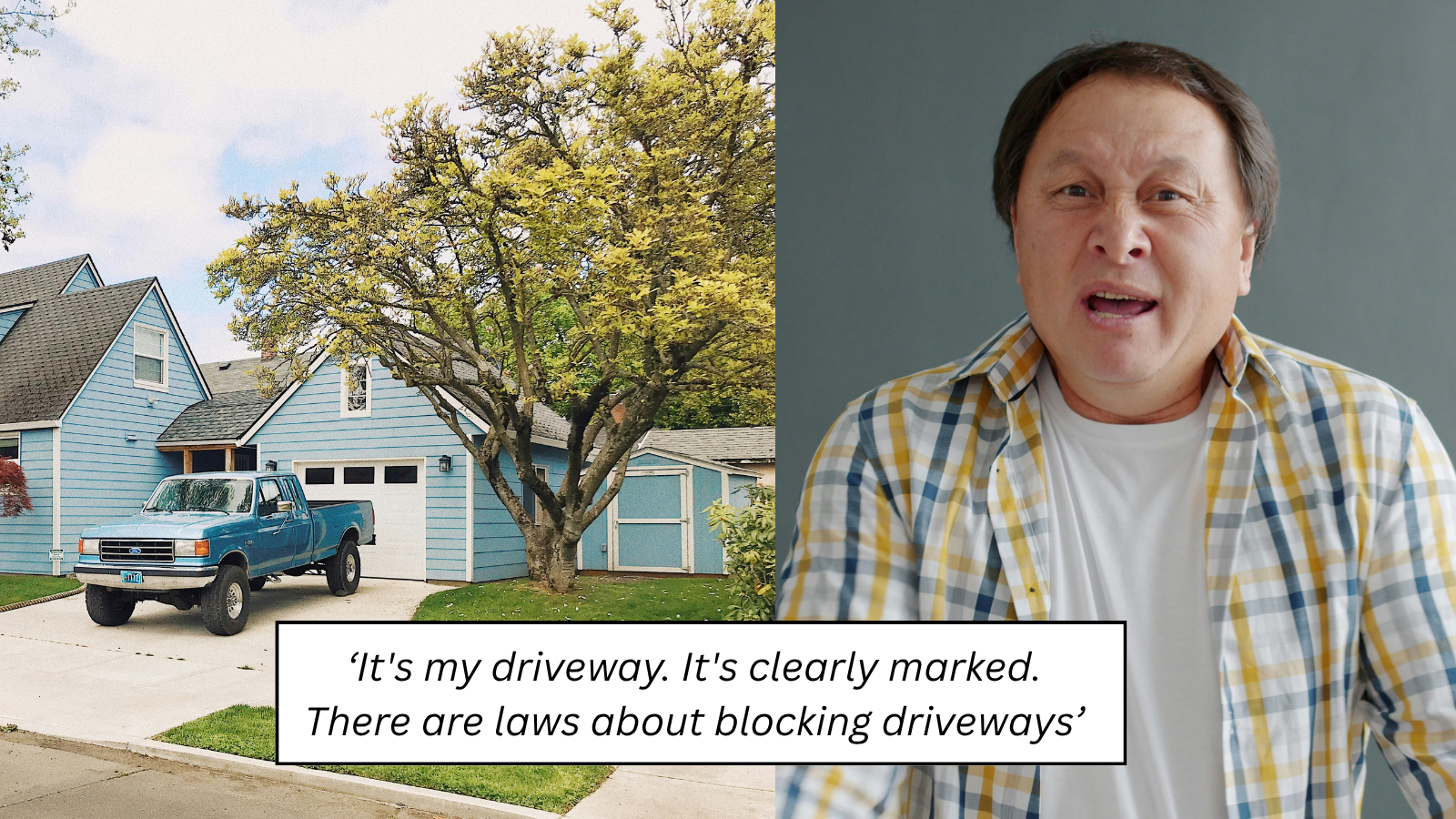 Neighbor uses homeowner's driveway as personal guest parking for the last three months, calls him “anti-family” when he wants to get her sister's SUV towed: ‘It's clearly marked’