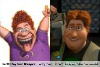 Snotty Boy From Barnyard Totally Looks Like Hal Stewart/Tighten From