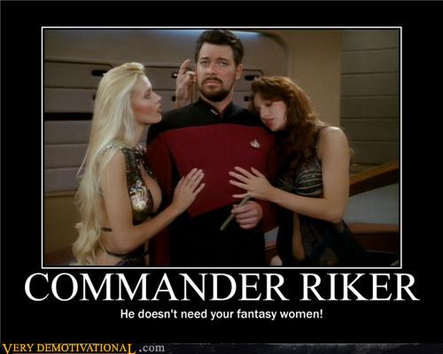 COMMANDER RIKER - Very Demotivational - Demotivational ...