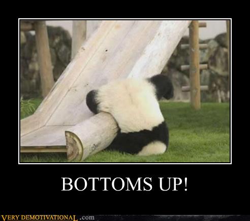 BOTTOMS UP! - Very Demotivational - Demotivational Posters | Very ...