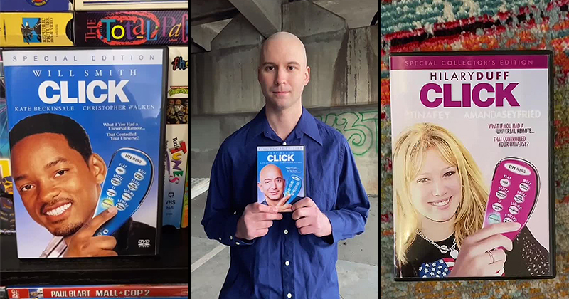 Guy Inexplicably Obsessed With Adam Sandler S Click Goes Viral For His Bizarre Click Inspired Art Memebase Funny Memes
