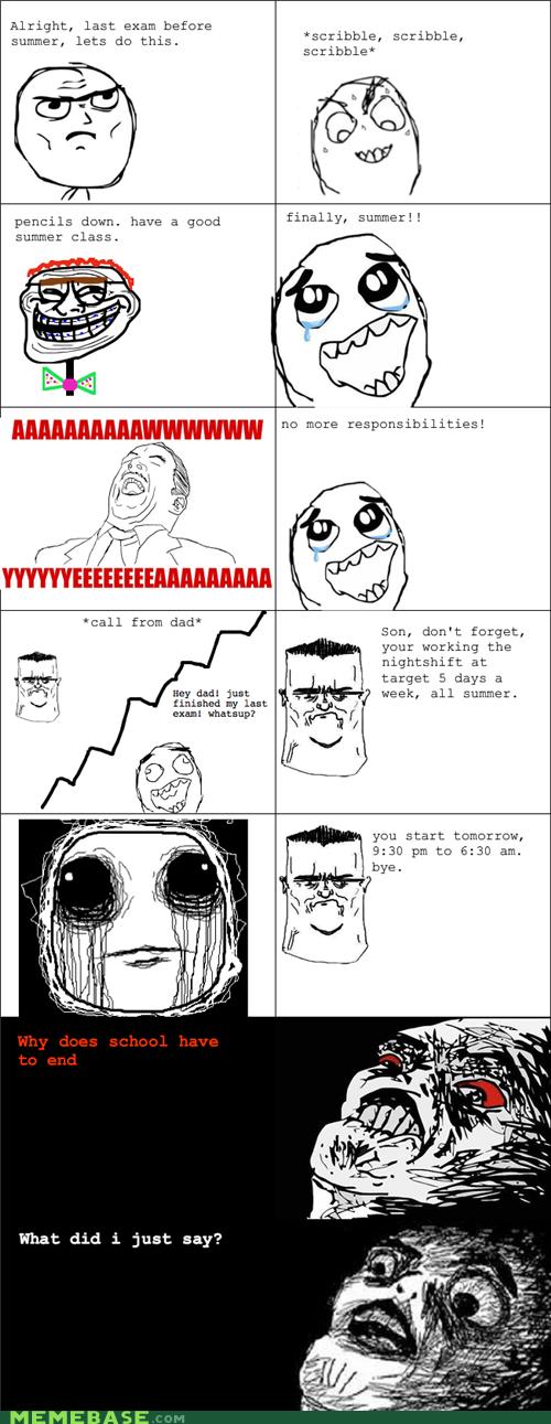 What Could Be Worse Than School? - Rage Comics - rage comics