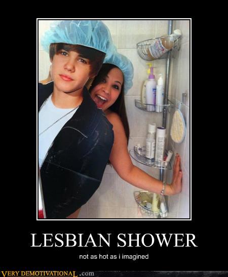 Lesbian In The Shower