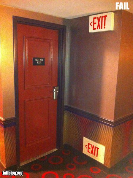Hotel Exit FAIL - FAIL Blog - Funny Fails