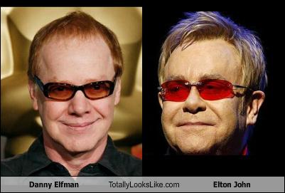 Danny Elfman Totally Looks Like Elton John - Totally Looks Like