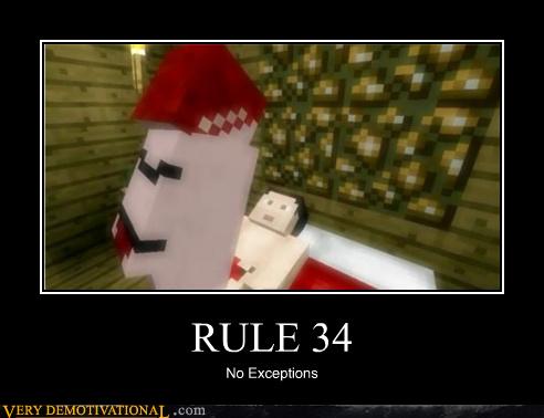 RULE 34: Minecraft - Very Demotivational - Demotivational Posters ...