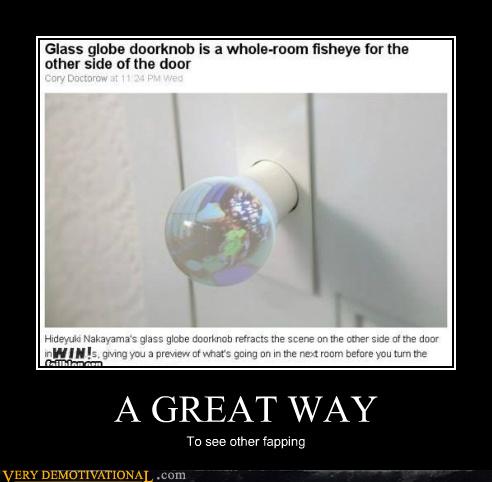 Very Demotivational - door knob - Very Demotivational Posters - Start