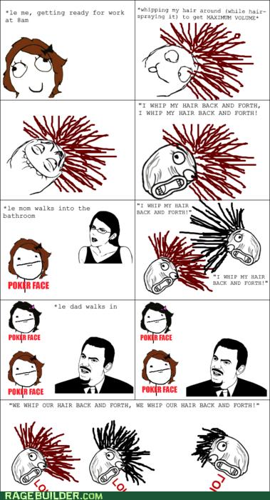 Rage Comics Whip My Hair Rage Comics Rage Comics Cheezburger