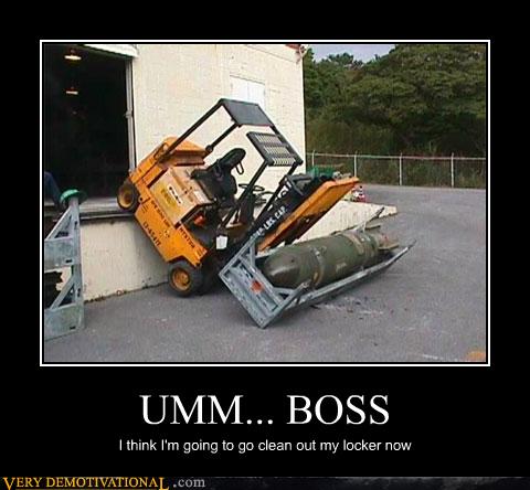 Very Demotivational - forklift - Very Demotivational Posters - Start