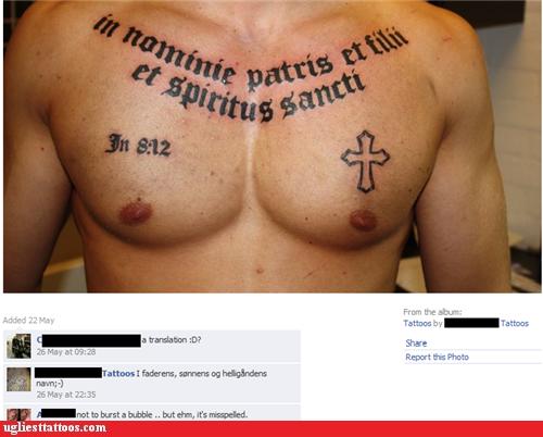 Chest: Ruined - Ugliest Tattoos - funny tattoos
