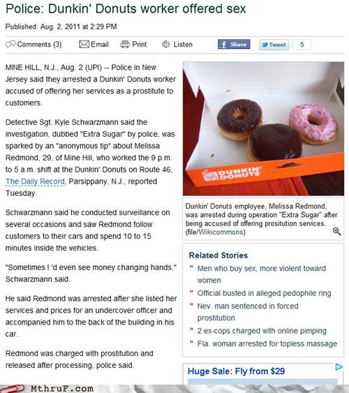 It's Official Dunkin Donuts Is a Hive of Vice and Villainy Monday Thru Friday job fails