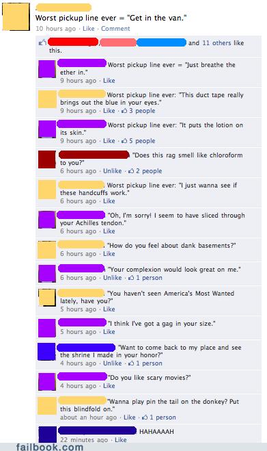 Worst Pickup Lines Ever - Failbook - Failing On Facebook