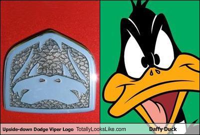 TLL Classics: Upside-down Dodge Viper Logo Totally Looks Like Daffy Duck -  Totally Looks Like