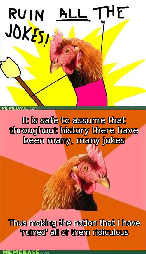 anti joke chicken jokes