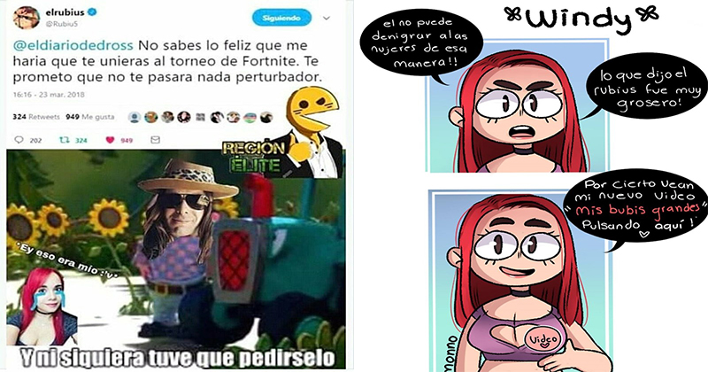 Internet no ha dejado tranquilo el caso El Rubius Windy Girk. Nueva