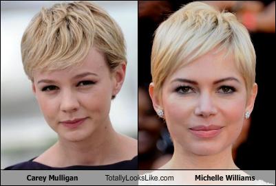 carey mulligan looks like michelle williams