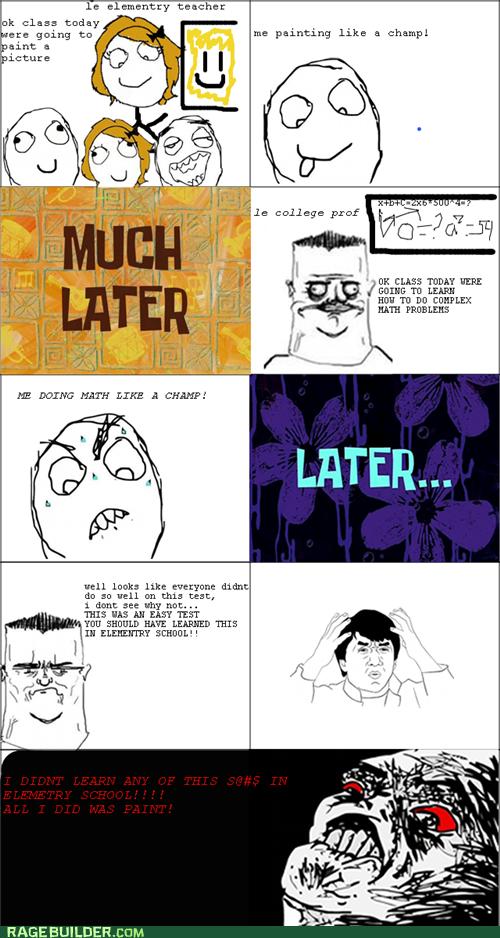 Rage Comics - elementary school - Rage Comics - rage comics - Cheezburger