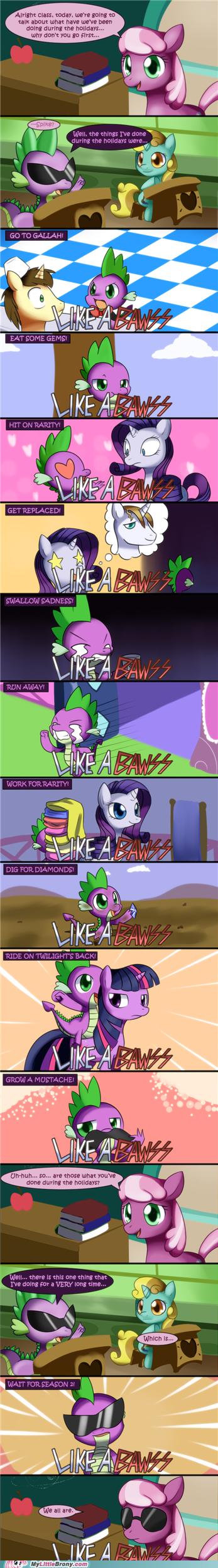 Spike: LIKE A BAWSS - My Little Brony - my little pony, friendship is