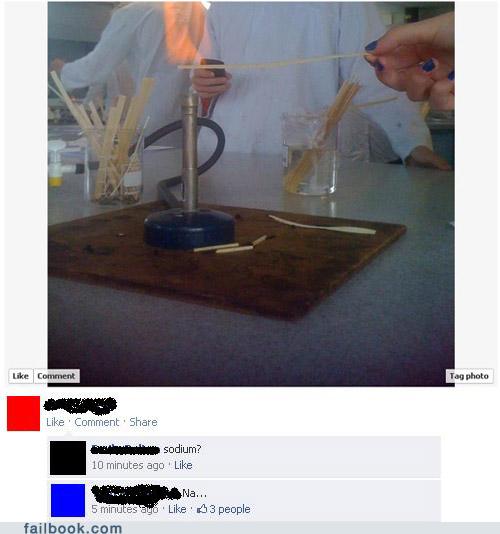 Pun With Chemistry! - Failbook - Failing On Facebook