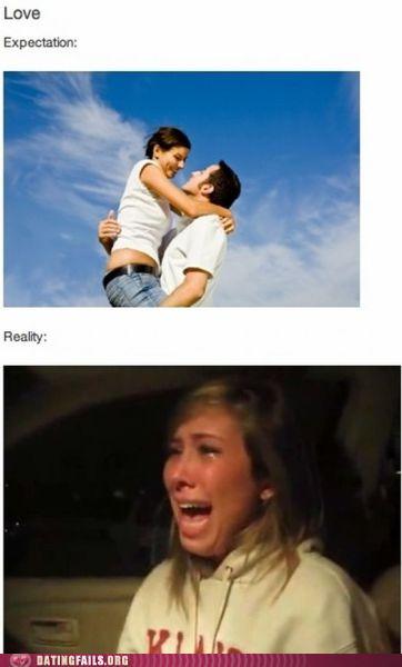 Dating Fails Expectations Vs Reality Dating Fails And Wins Funny Memes Dating Memes 