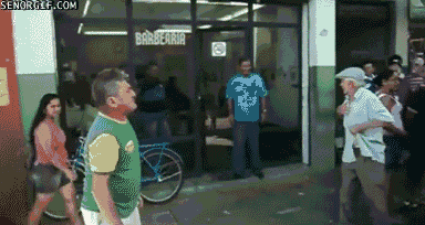 Old Guys Fight, Hermana - Señor GIF - Pronounced GIF or JIF?