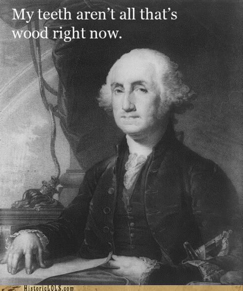 Historic LOLs - george washington - funny pictures history - Cheezburger