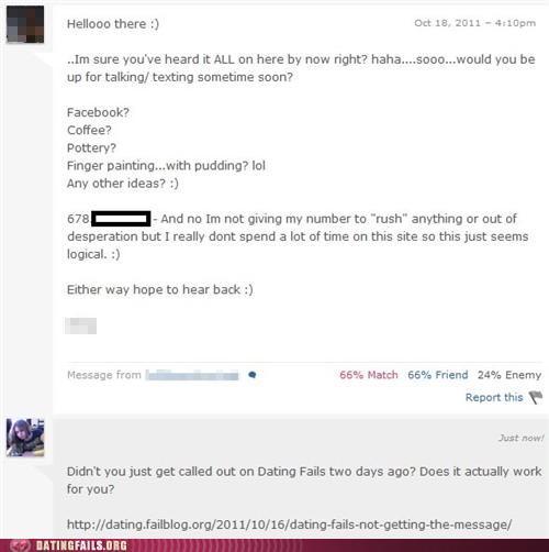 Why do i get spam from dating sites