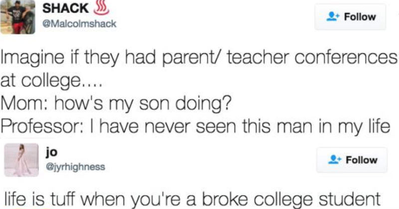 16 Painful Relatable Tweets About College That Are Too Real - Fail Blog 