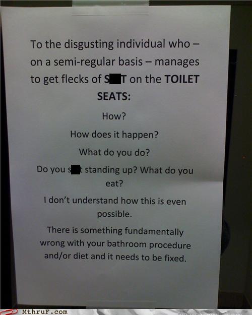 Monday Thru Friday toilet job fails Cheezburger