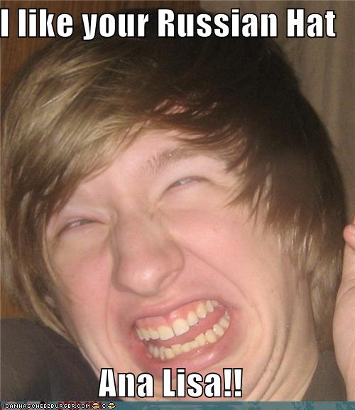 I Like Your Russian Hat Ana Lisa Cheezburger Funny Memes Funny Pictures