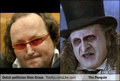 Dutch Politician Dion Graus Totally Looks Like The Penguin Totally Looks Like