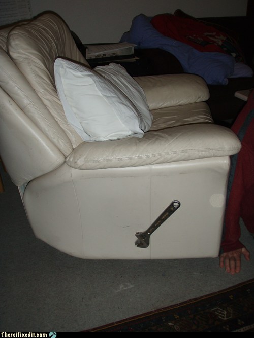 Throwing a Wrench in The Plans There, I Fixed It white trash repairs