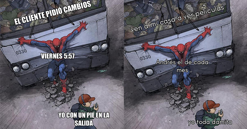 Memes de Spiderman para pasar el rato - Loquillo