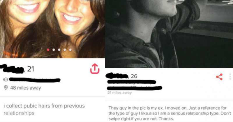 8 Questionable Cringeworthy Tinder Bios That Were Bright Red Flags