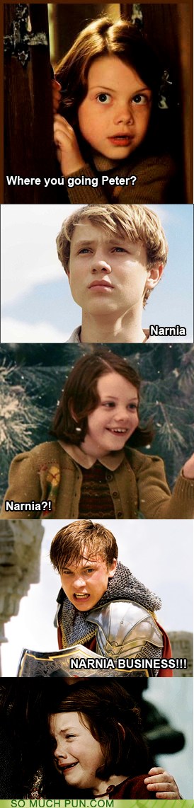 Puns - the chronicles of narnia - Funny Puns - Pun Pictures - Cheezburger