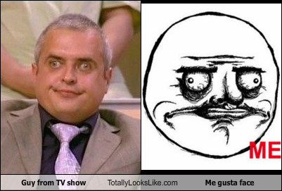 Guy from TV Show Totally Looks Like Me Gusta Face - Totally ...