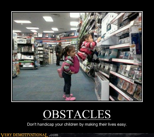 Overcoming obstacles for fun