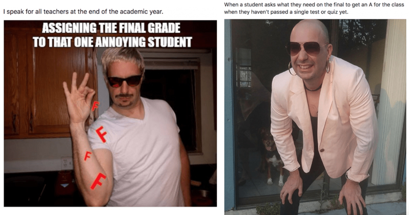 Savage Professor Is Roasting His Students By Hilariously Meme Ing Himself Memebase Funny Memes