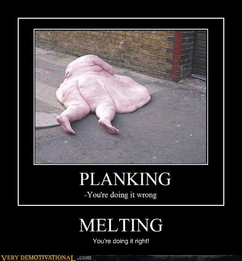 MELTING - Very Demotivational - Demotivational Posters | Very