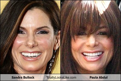 Sandra Bullock Totally Looks Like Paula Abdul - Totally Looks Like