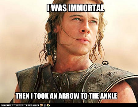 Achilles Tendon - Cheezburger - Funny Memes | Funny Pictures