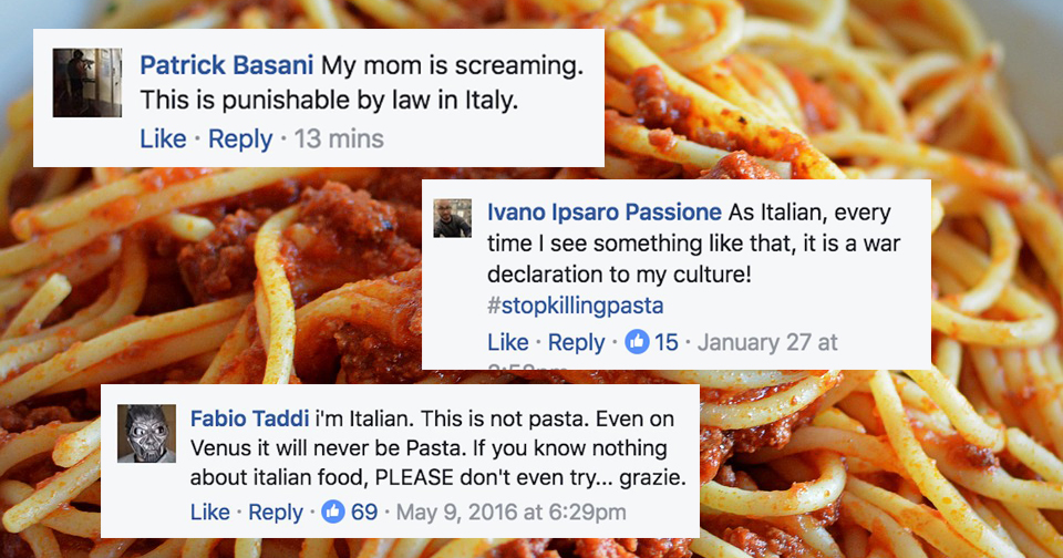 'Italians Mad At Food' Is Hilarious Food Snobbery At Its Finest