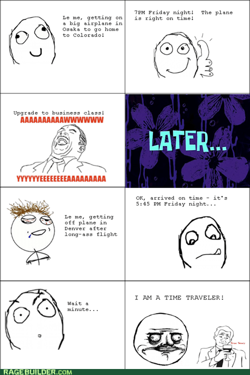 The Plane Hit Eighty-Eight MPH - Rage Comics - rage comics